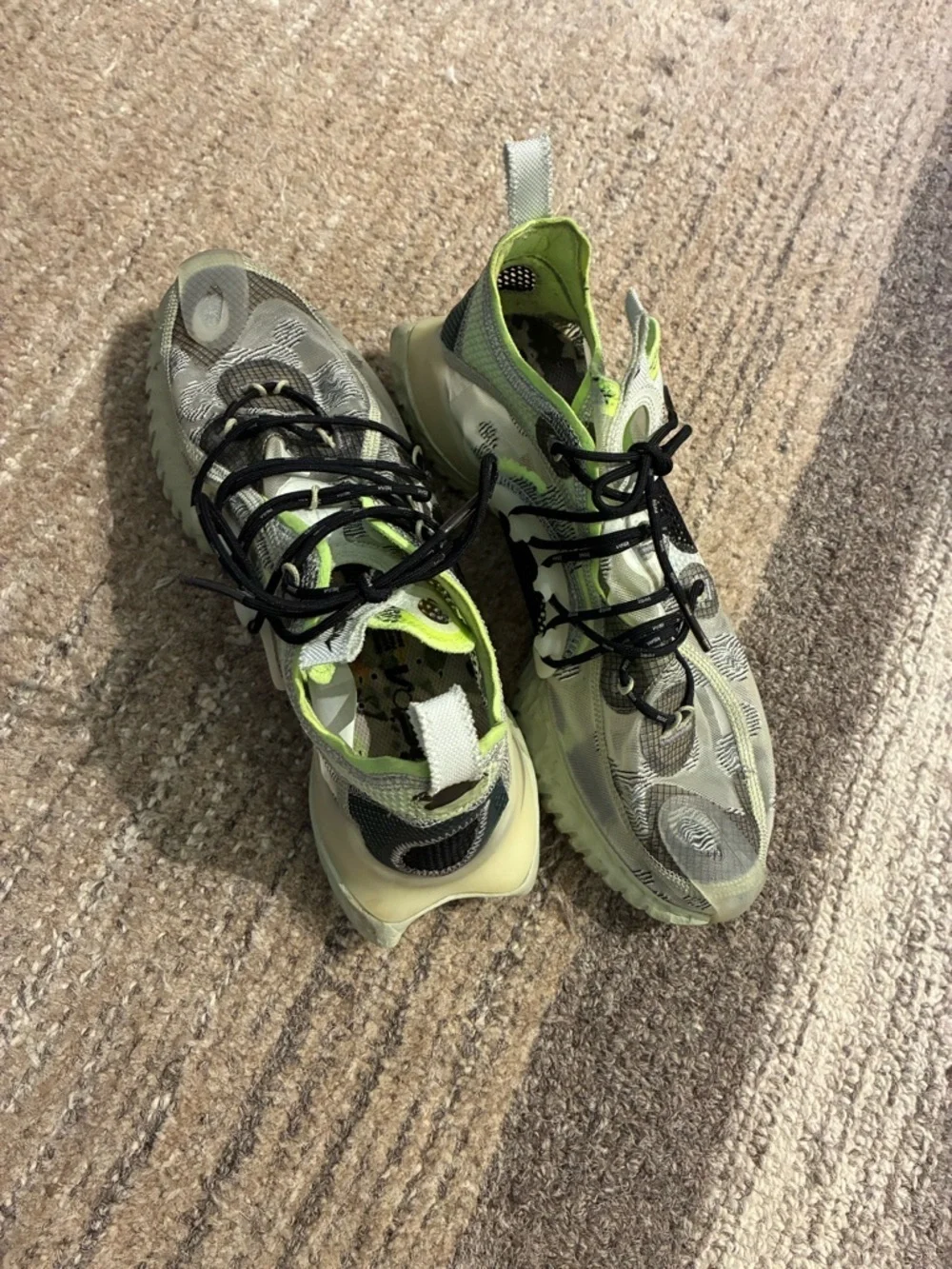 Nike ISPA Flow 2020 SE Spruce Aura Sneakers Size 9 Athletic Trainers